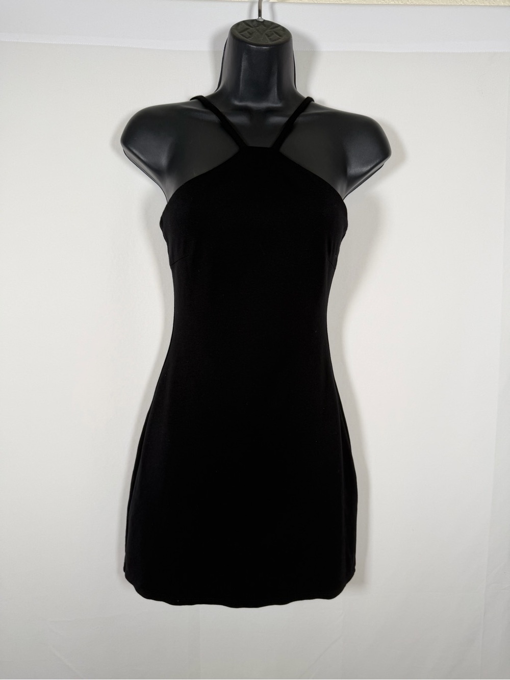 Lovers + Friends Black Halter Mini Dress - LBD, Going Out, Coquette, Cocktail